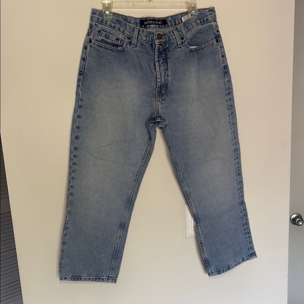 VINTAGE Women’s Náutica Denim Jeans Capris Cropped Vintage size 12